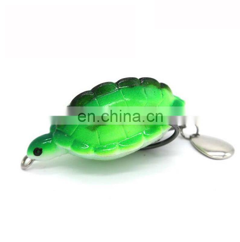 5.5cm 12g Freshwater Fishing Tackle Snakehead Lifelike Turtle Chinese Lures