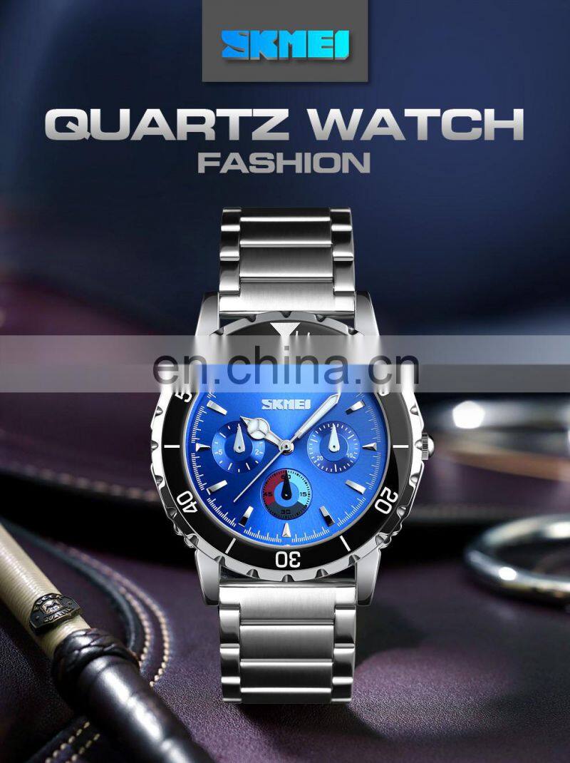 new arrivals SKMEI 1482 quartz wristwatch stainless steel watches men