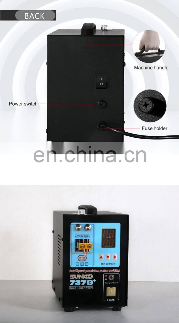 737G+ Spot Welder 110V 4.3KW Welding Machine with S-70BN Welding Pen for 18650 Battery Pack