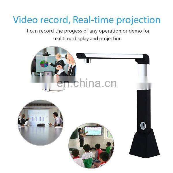 FZ500 A4 Foldable ID Card Book Scanning Camera 2592*1944 Fixed Focus 5MP Portable Document Scanner