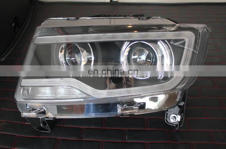 modified LED Headlight for jeep compass MK front bumper with led light from maiker