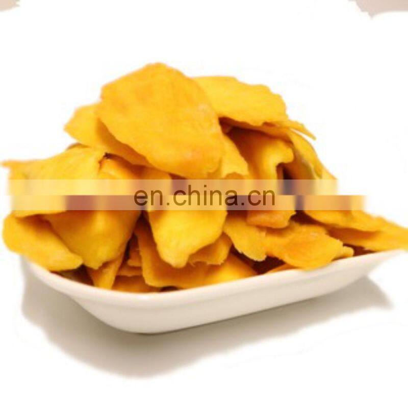 Natural Fruit AD Drying Process Sliced Original Flavor Bulk Dehydrated Soft Dried Mango For Snack Dessert