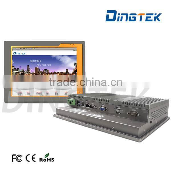 DT-P104-I Industrial fanless i3/i5/i7 CPU 10.4" touch screen panel pc intel motherboard