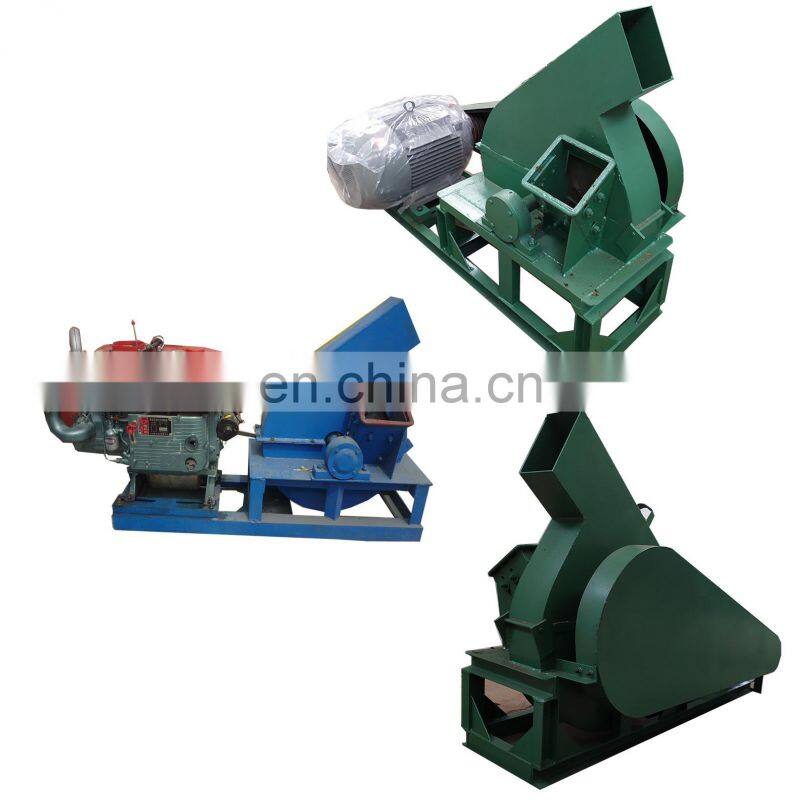 30 years professional wood chipper machine with gasoline engine for wood trimmings crushing