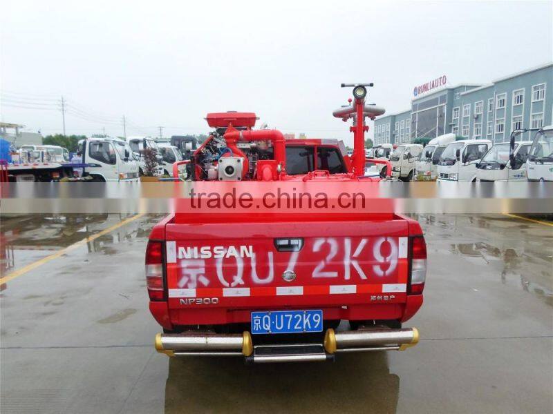 NISSAN 4x2 fire pickup with good price for sale 008615826750255 (Whatsapp)