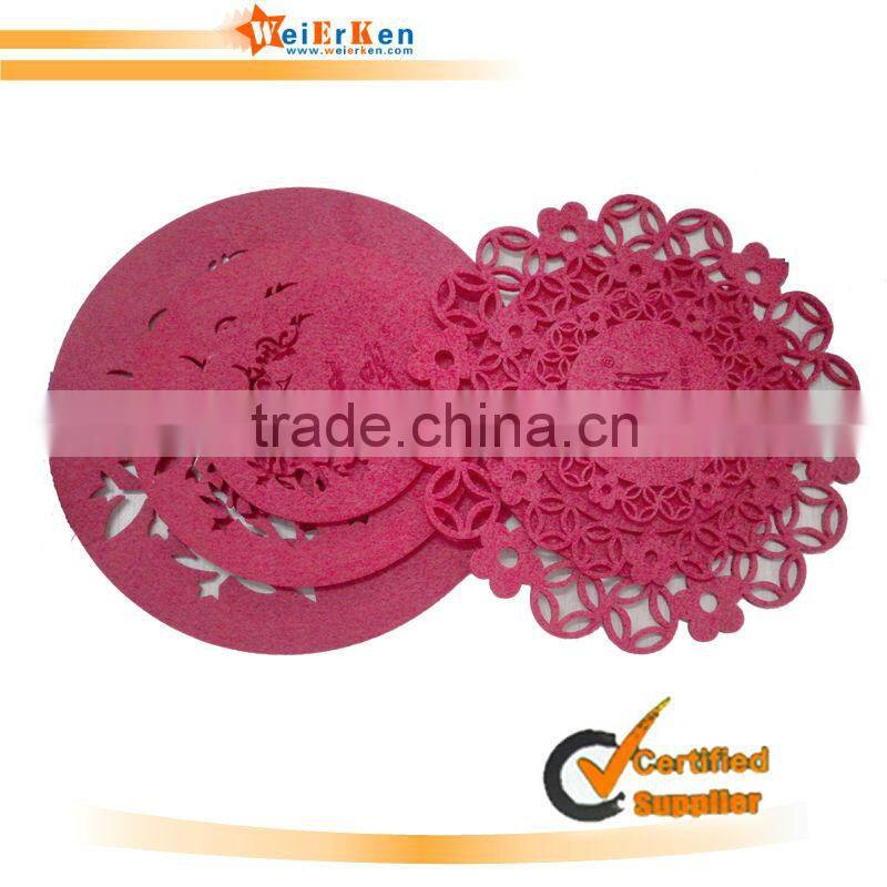 customized felt coaster