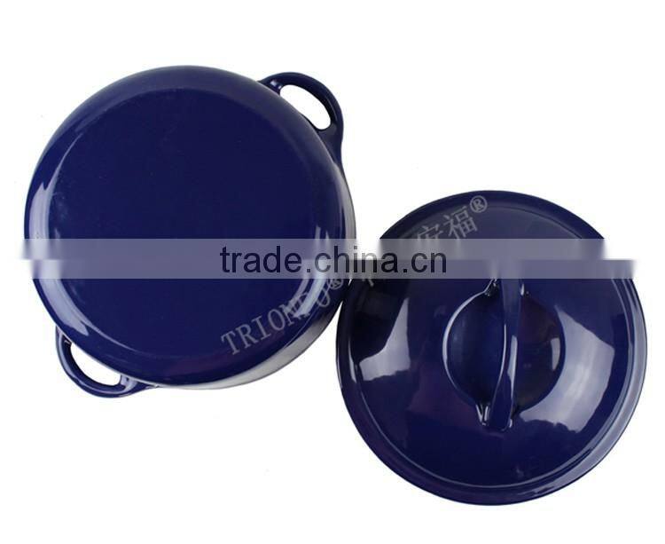 FDA approved multi Color Cast Iron Cookware TR1004: