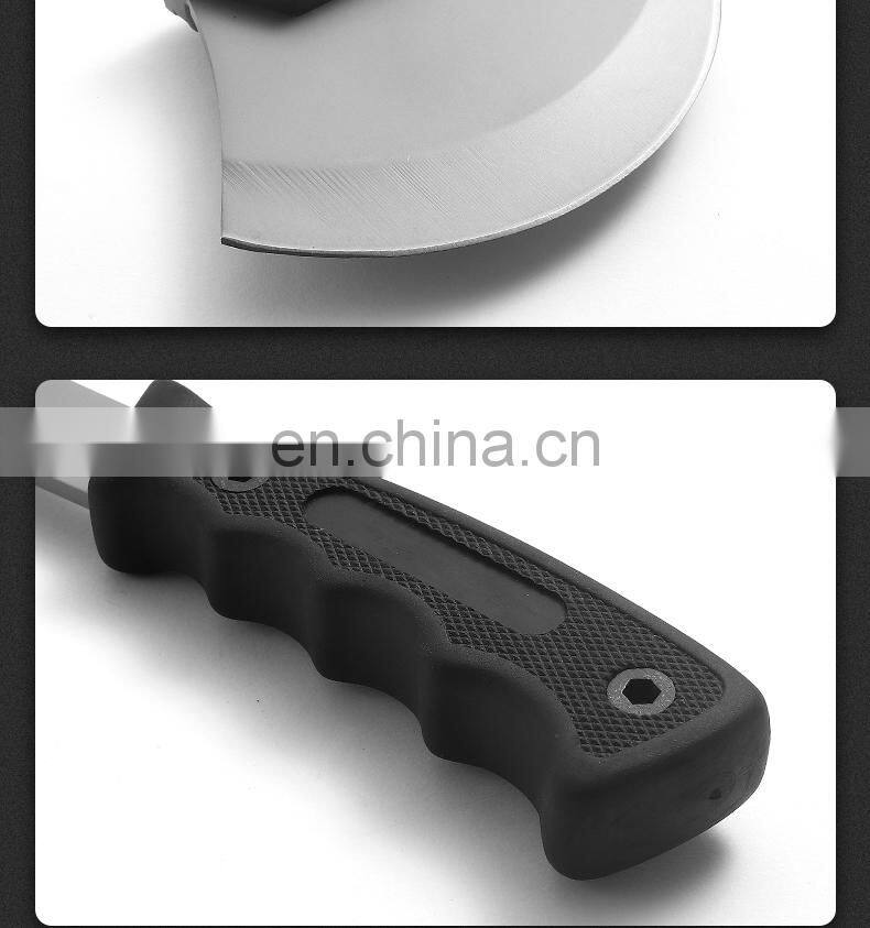 Camping Kit Multi Function Stainless Steel Axe Camping Axe With Sheath Rubber And Plastic Material