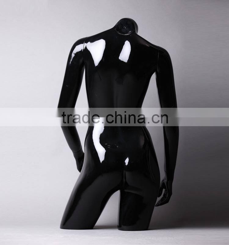 window display high quality fiberglass female torso mannequin
