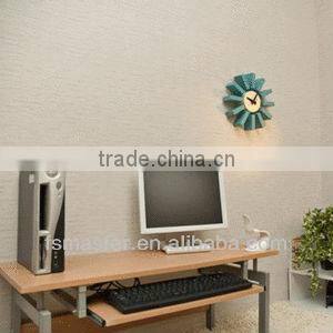 popularoriginal quality design Blue Wood block wall clock