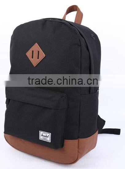 2016 Europ fashion 600D school backpack laptop bag fashion backpack