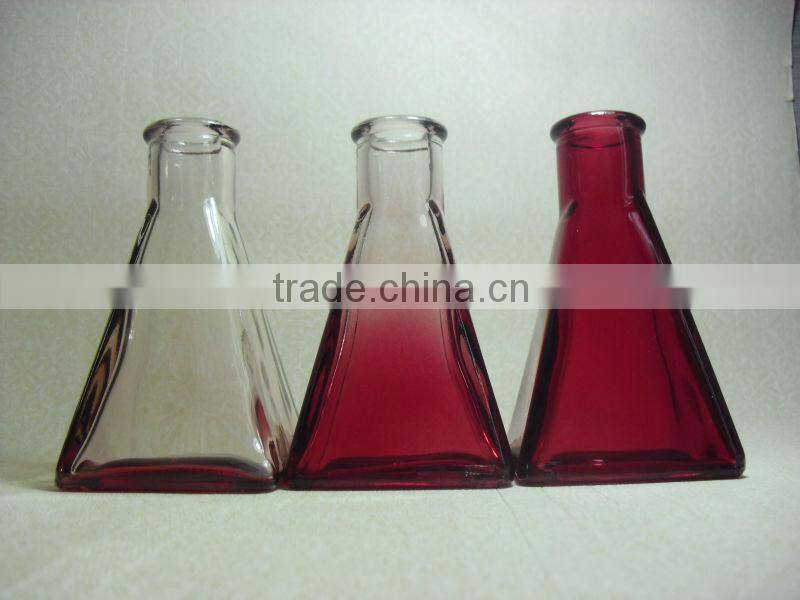 glass aromatherapy diffuser bottle green colour