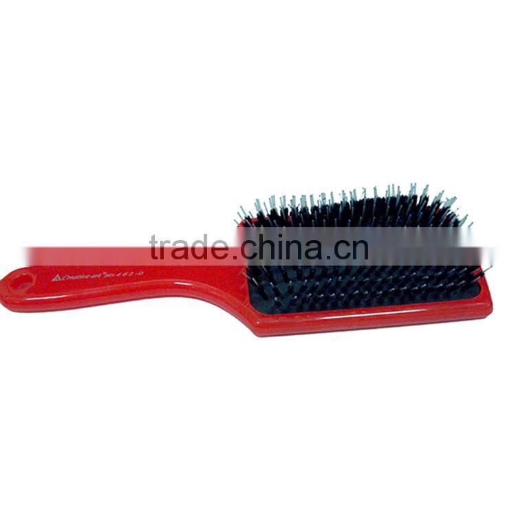 Black painting coating wooden hair brush high quality