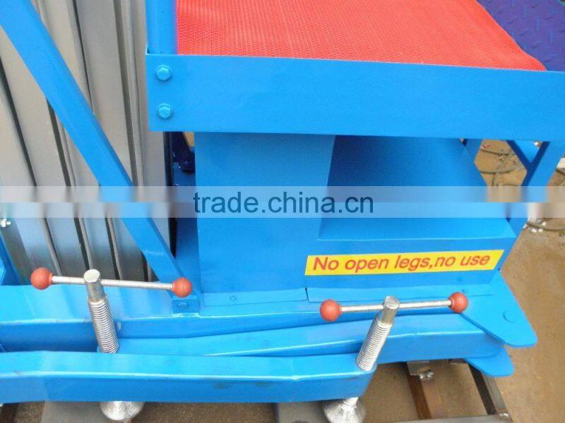 10m aluminum alloy mast Single boom Lift/mobile boom lift