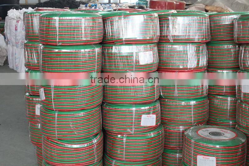 Grade R 1/4 Inch 300 Psi Fiber Braided Double Line Hose