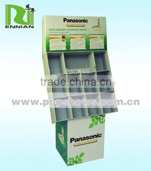 Stable Cardboard Pallet Display Stand For Showcase Bulbs