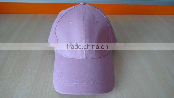 promotion 6 panel pink blank cap wholesale hats