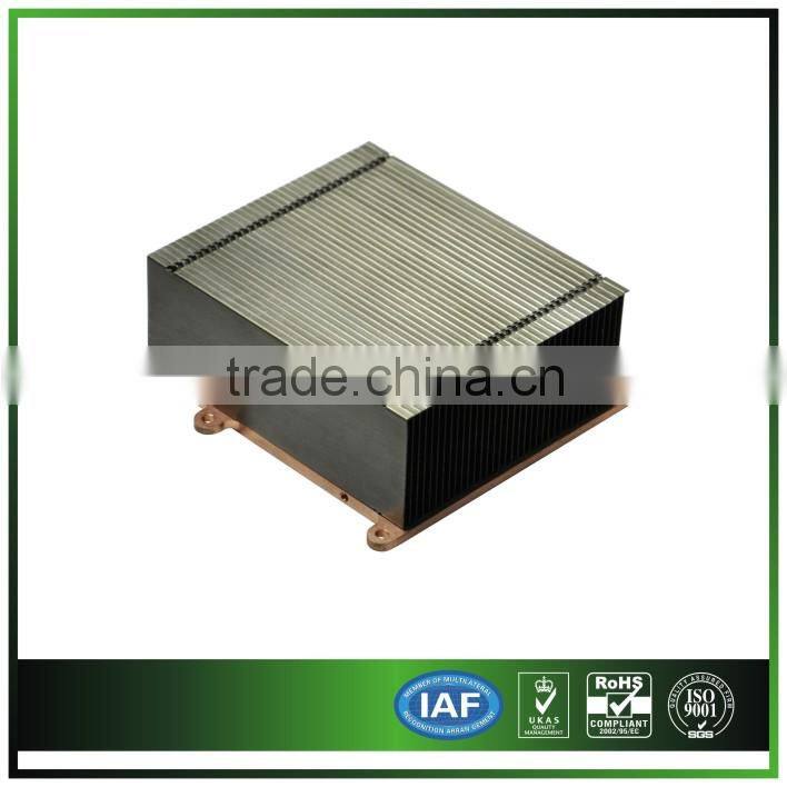 customized copper heat pipe heat sink heat exchanger for electronic equipment