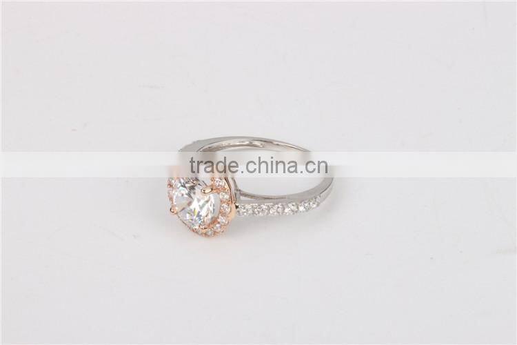 New arriving fashion women rings solid14K gold jewelry AAAAA CZ