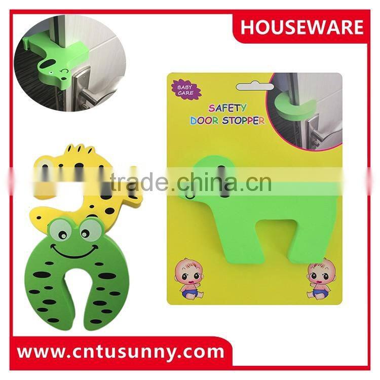 Eco-friendly EVA auto door protectors colorful door stop for baby safety