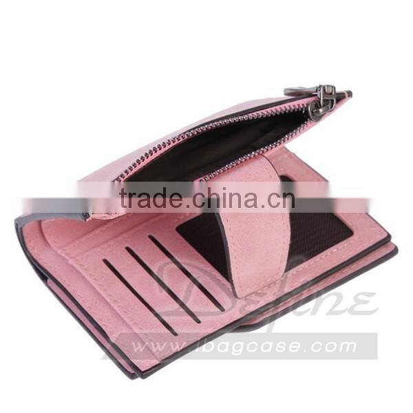 Womens Medium Faux Leather Money Bag