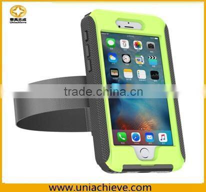 Waterproof Case for iPhone 6/6 plus Sports waterproof armband phone case with Full body covered sky blue