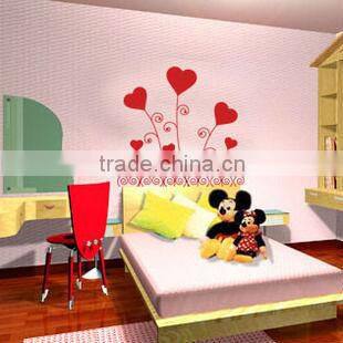 lover sweet heart bedroom wall sticker