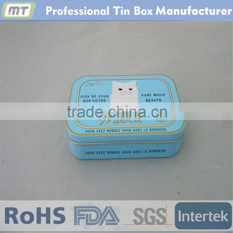 whole selling high quality round tin can with clear window