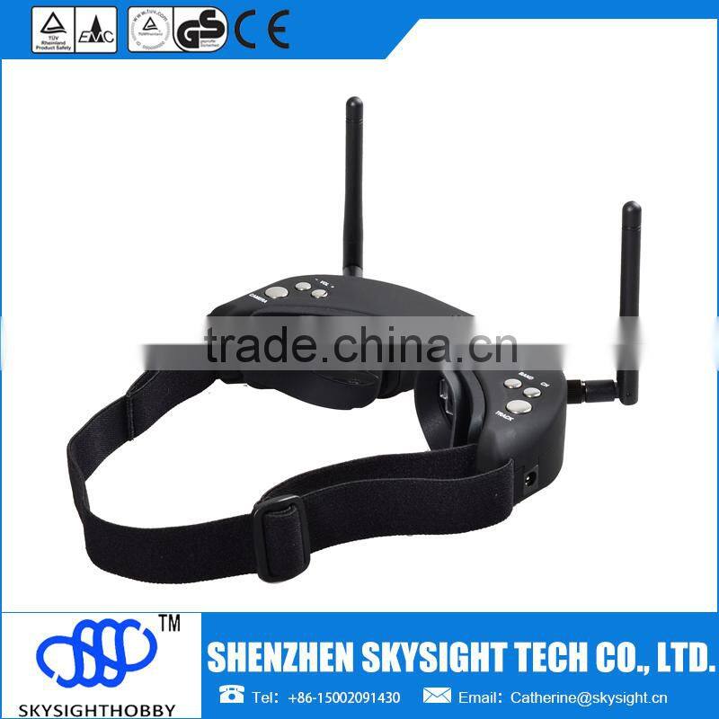skyzone SKY01 Wireless All-In-One AIO FPV Video Goggles can work with fpv plane