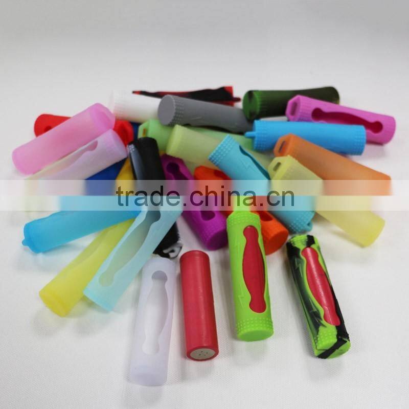 Electronic cigarette box mods 18650 power bank case shockproof 18650 lithium battery rubber bag silicone rubber 18650 case cover