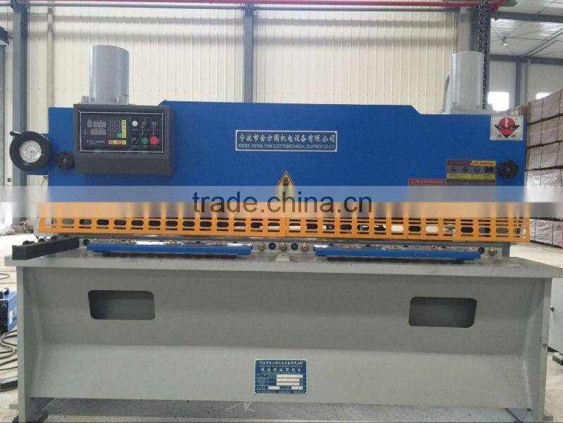 Good aftersale service cut sheet machine 12 feet copper plate shear machine