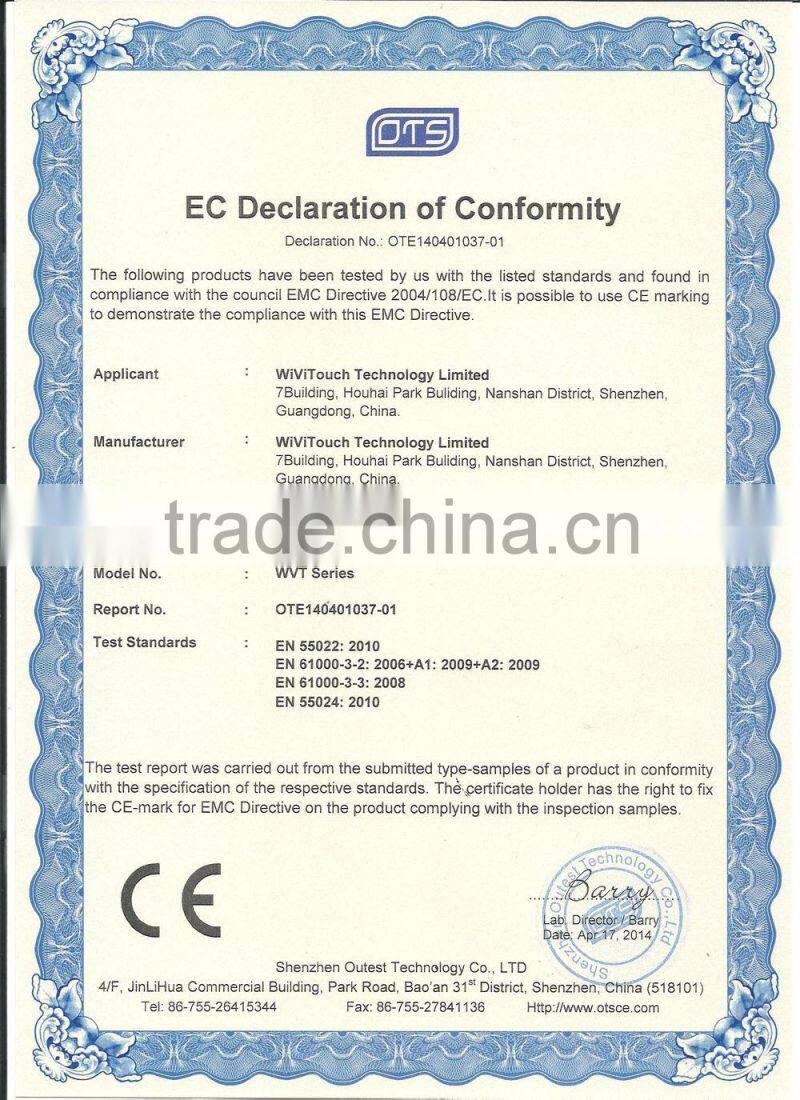 Interactive Touchscreen Advertising Kiosk for railway station/shopping mall