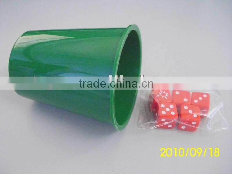 Plastic dice cup ,cup set
