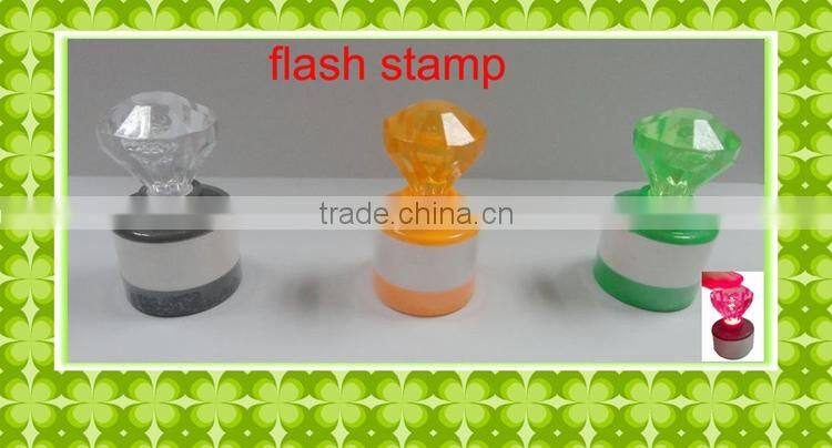 New kids tumbler palstic self inking stamp
