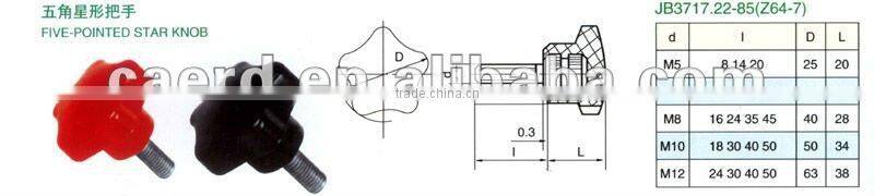 three-star handle wheel for machine