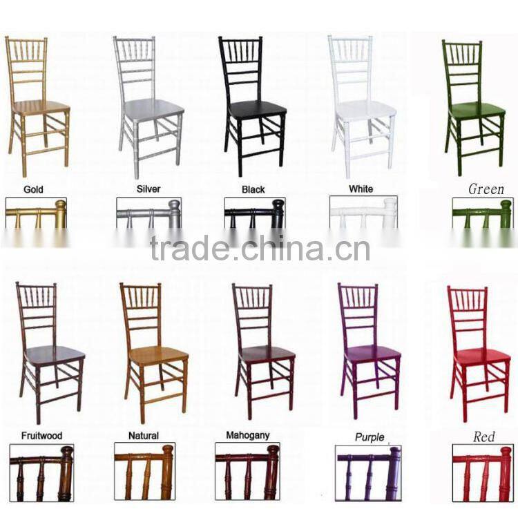 Elegant Stackable Wooden Tiffany Chiavari Chair for wedding