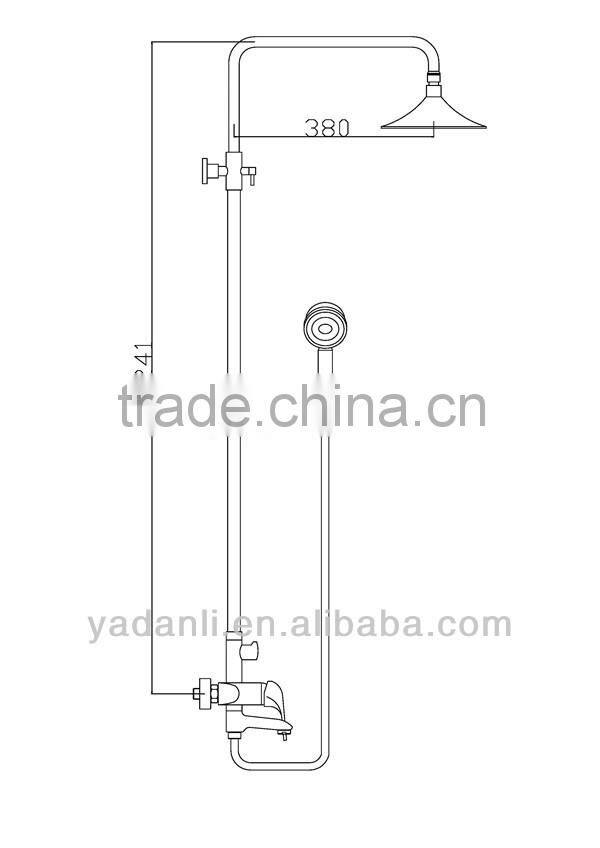 adjustable bathroom shower mixer -9105