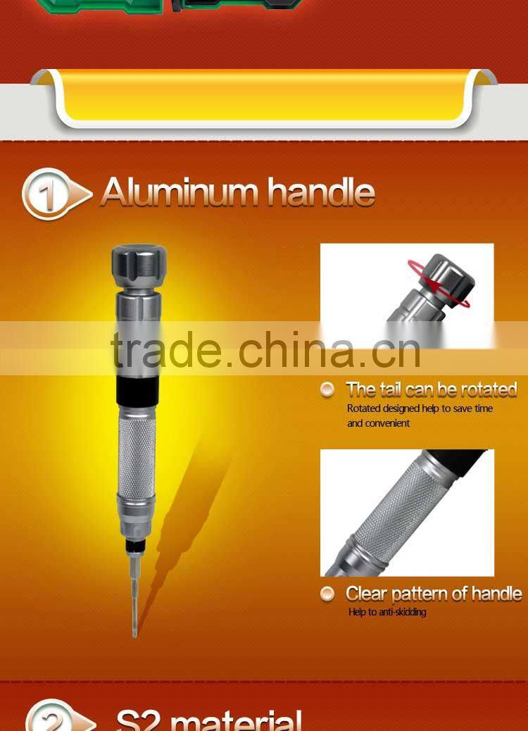 LAOA 25 in 1 high precise screwdriver set for repair cellphone clock laptop