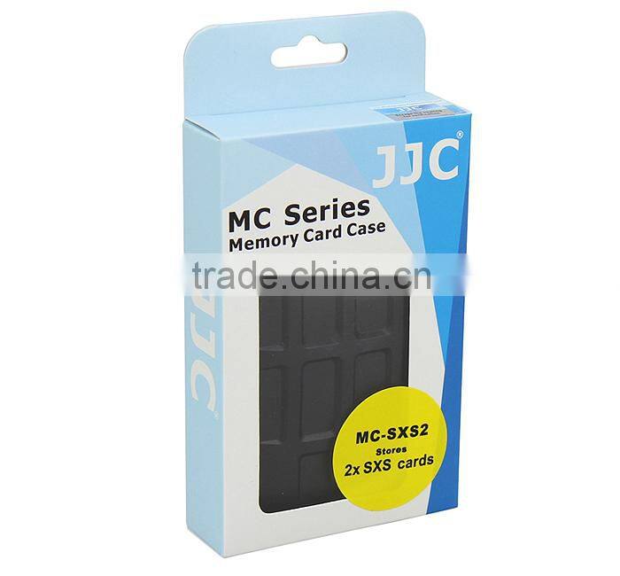 JJC Water-Resistant Holder Storage Memory Card Case 2 x SXS cards