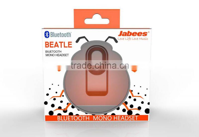 Handsfree In ear Design single ear Earphone mono Wireless mini Bluetooth mono headset