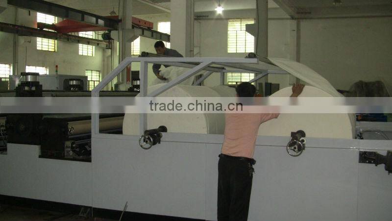 HX-1575B single embossing rewinding,perforating toilet paper production line