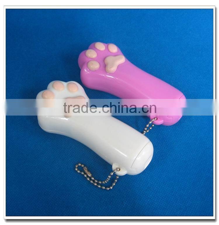 Cute cat-pad shaped body massage vibrator