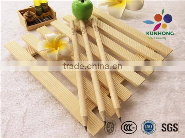Hotel guestroom pencil/promotional pencil/ Hotel wooden pencil