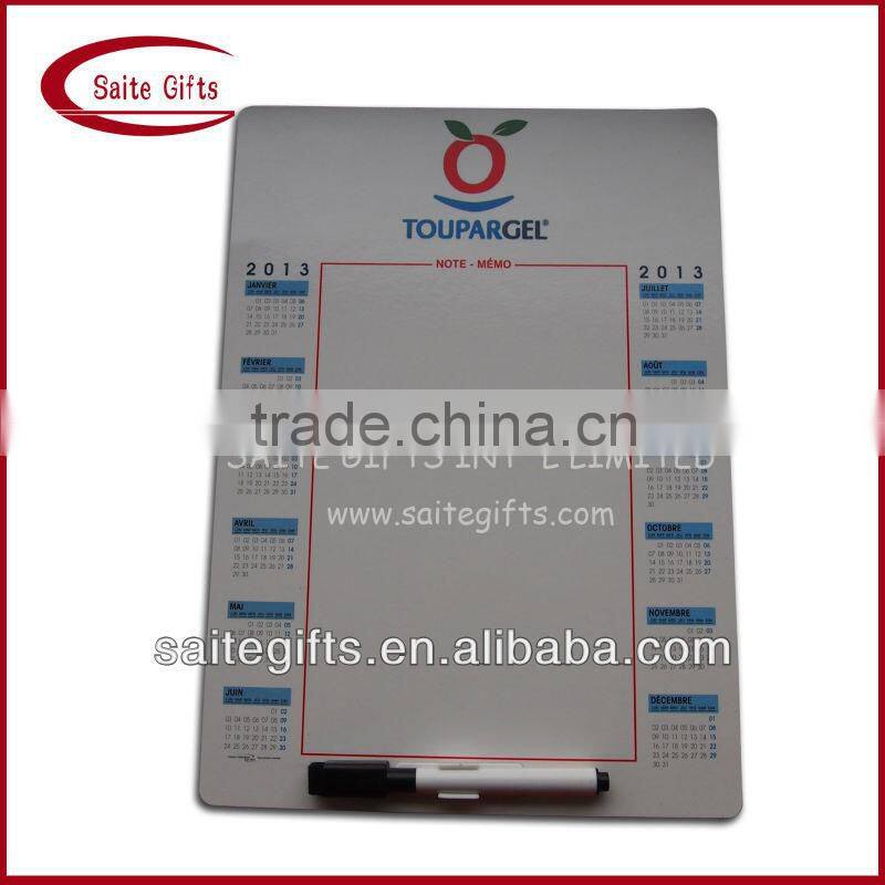 Promotional offset printed flexible magnetic dry erase board