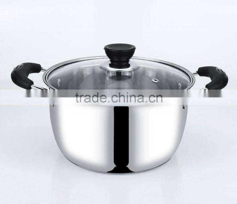 hot new products 2015 italian stainless steel cookware stock pot set