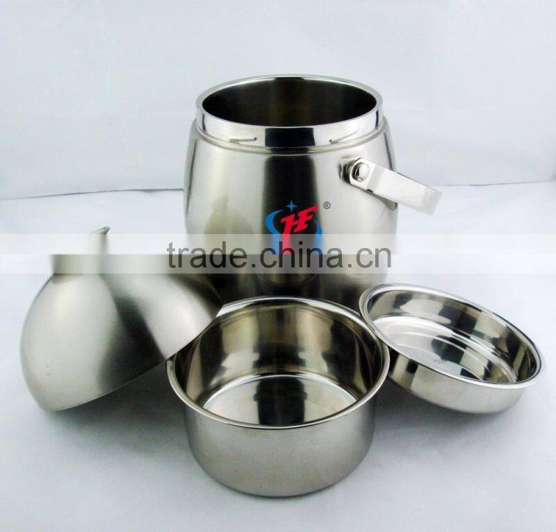 stainless steel vacuum insulated foldable food warmer bento lunch box set