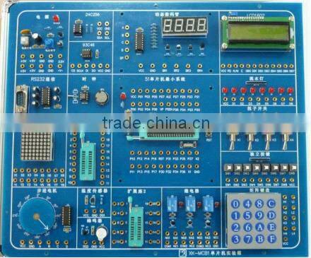 Electronic educational kits,Microcontroller Experiment Equipment kit (module type AVR+PIC+MCS51)