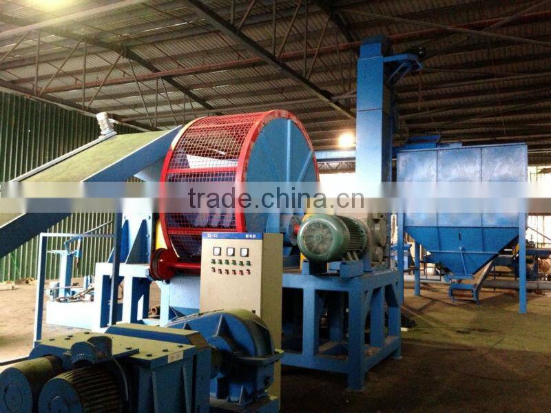 car tire crusher plant