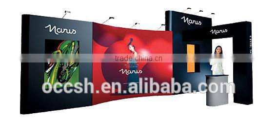 Trade Show Booth Advertising Backdrop Pop Up Display Counter
