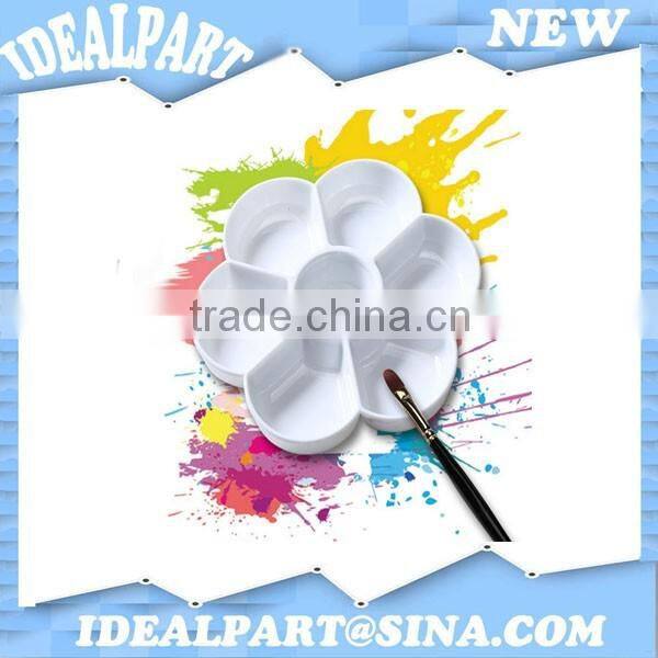 9 holes plastic drawing artist palette